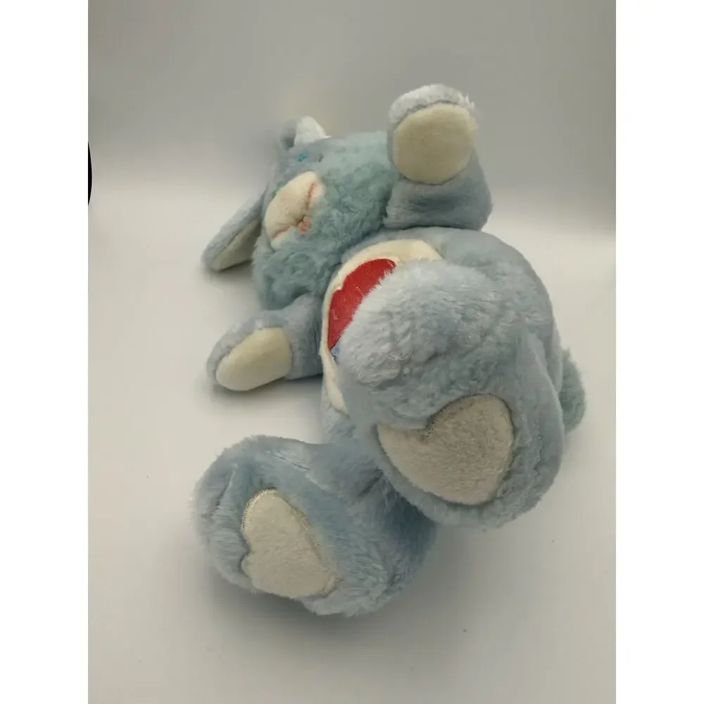 VTG Care Bear Cousins Swift Heart Rabbit Kenner 1984 Blue Plush - Picture 4 of 8